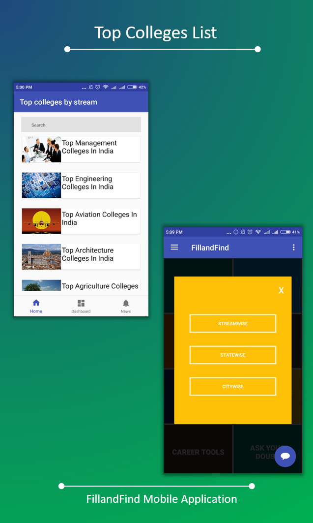 Screenshot Number 2 of FillandFind.com Mobile Application 