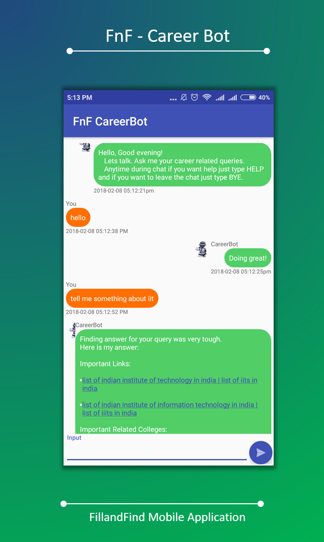 Screenshot Number 1 of FillandFind.com Mobile Application 